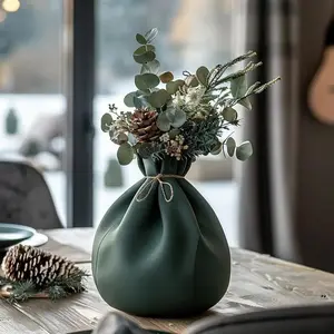 Wave Vase, Modern Sculptural Home Decor, Eco-Friendly Materials