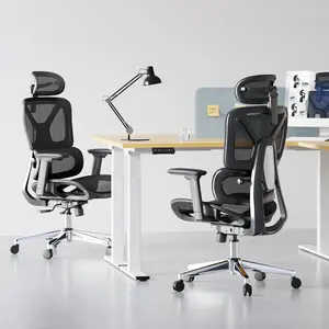 【TikTokShopBlackFriday】FLEXISPOT ErgoX Premium Ergonomic Office Chair with Footrest- Adjustable 3D Armrests, Dynamic Lumbar Support, Recline & Tilt Function, Mesh Seat, for Home & Office Use