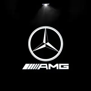 Mercedes-Benz LED Car Door Welcome Light Projector, Compatible with W212 Amg, Ml, W166, W176, W177, W213, W246, Glb, Glc, Gla, Gls, Gle1