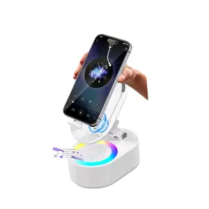 Bluetooth Phone Speaker Holder for Smartphones and Cellphones