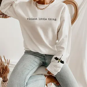 Sale Up To 70% - Violent Little Thing Sweatshirt, Basgiath War College Sweatshirt, Fourth Wing Merch, Violet Sorrengail, Fourth Wing Sweatshirt, Fantasy Book Lover, Fly or Die, Rebecca Yoros, Fourth Wing Merch, Book Lover Gift, Funny Gift For Mom