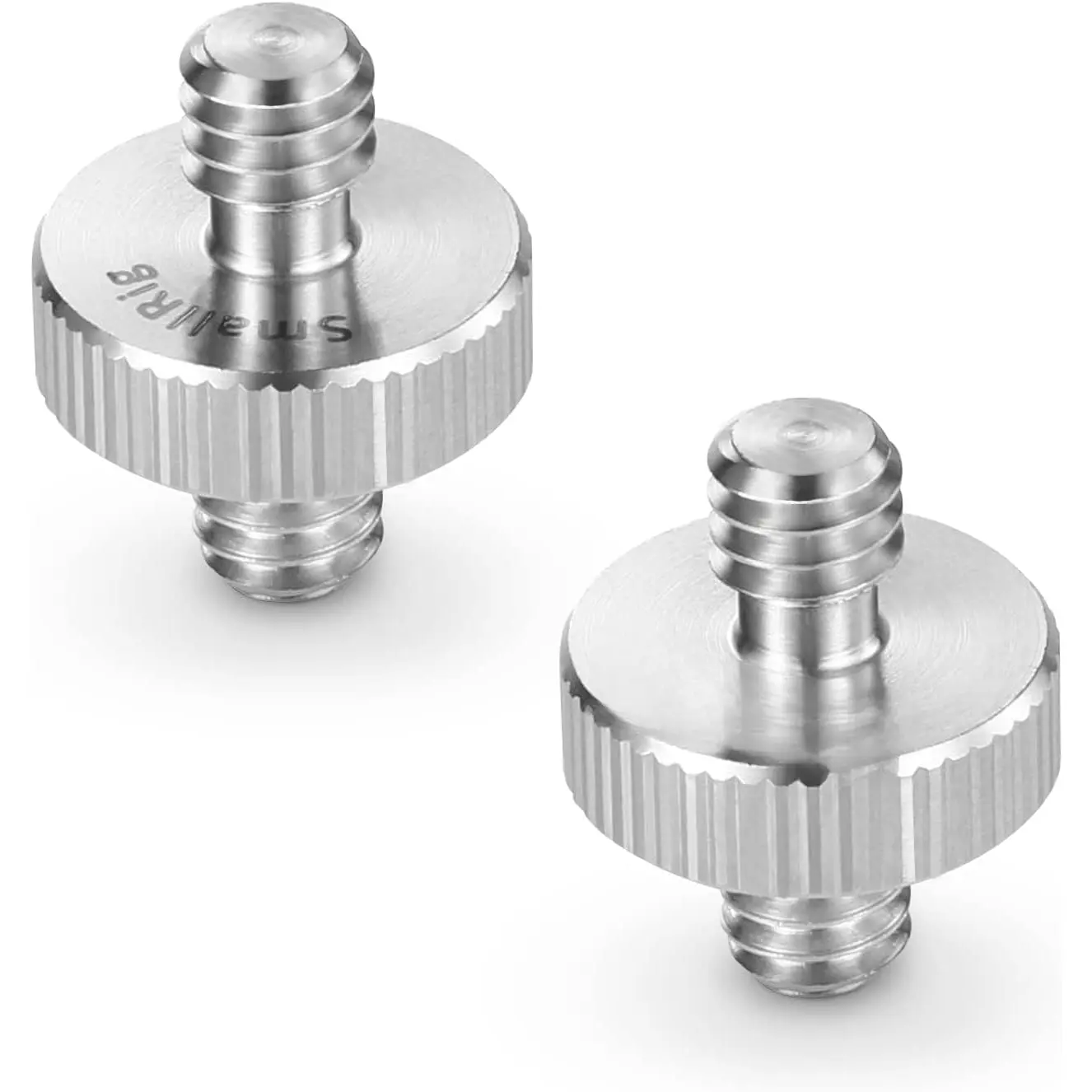 1/4" to 1/4" Male Threaded Screw Adapter Double Head Stud for Camera Cage Monitor LED Microphone, Pack of 2-828