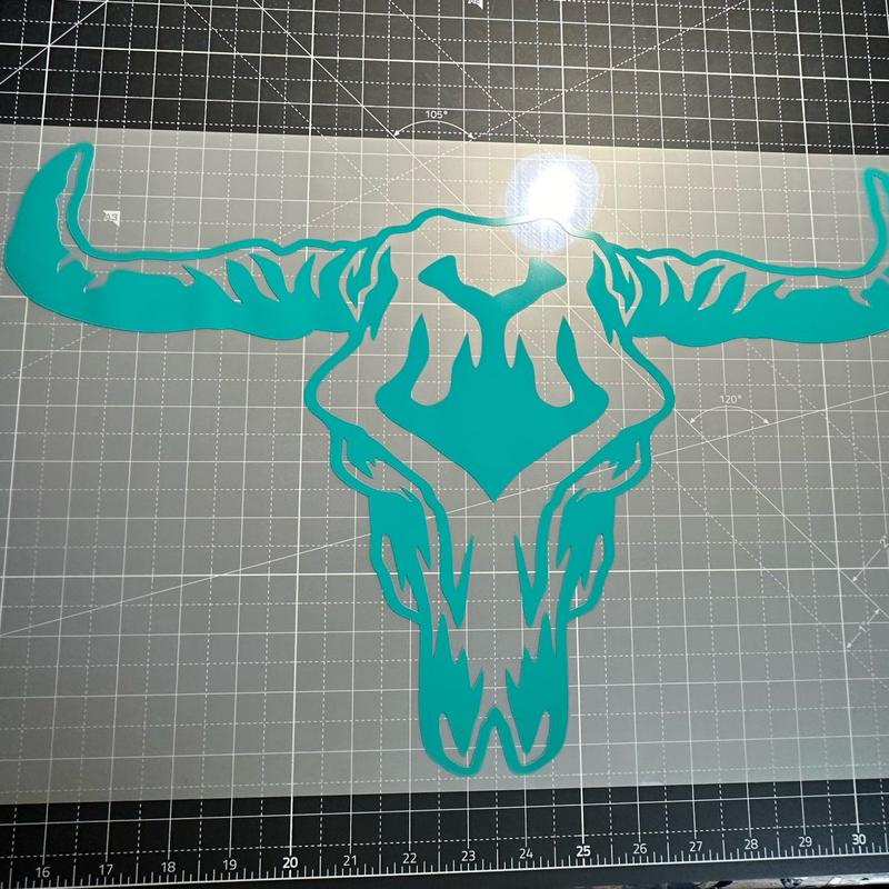 2nd gen bull weatherproof vinyl truck or car decal