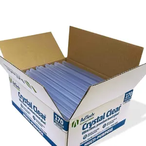 AdTech Crystal Clear Hot Glue Sticks 10" Full Size 170 Count Multi-Temp for Home Office School Crafting and Junkanoo.
