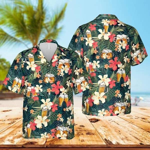 Beer Cheers Hawaiian Shirt | Cool Summer Anime Vibes for Men & Fans