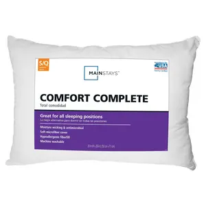 (2 PACKS) Mainstays Comfort Complete Bed Pillow - Standard/Queen Size