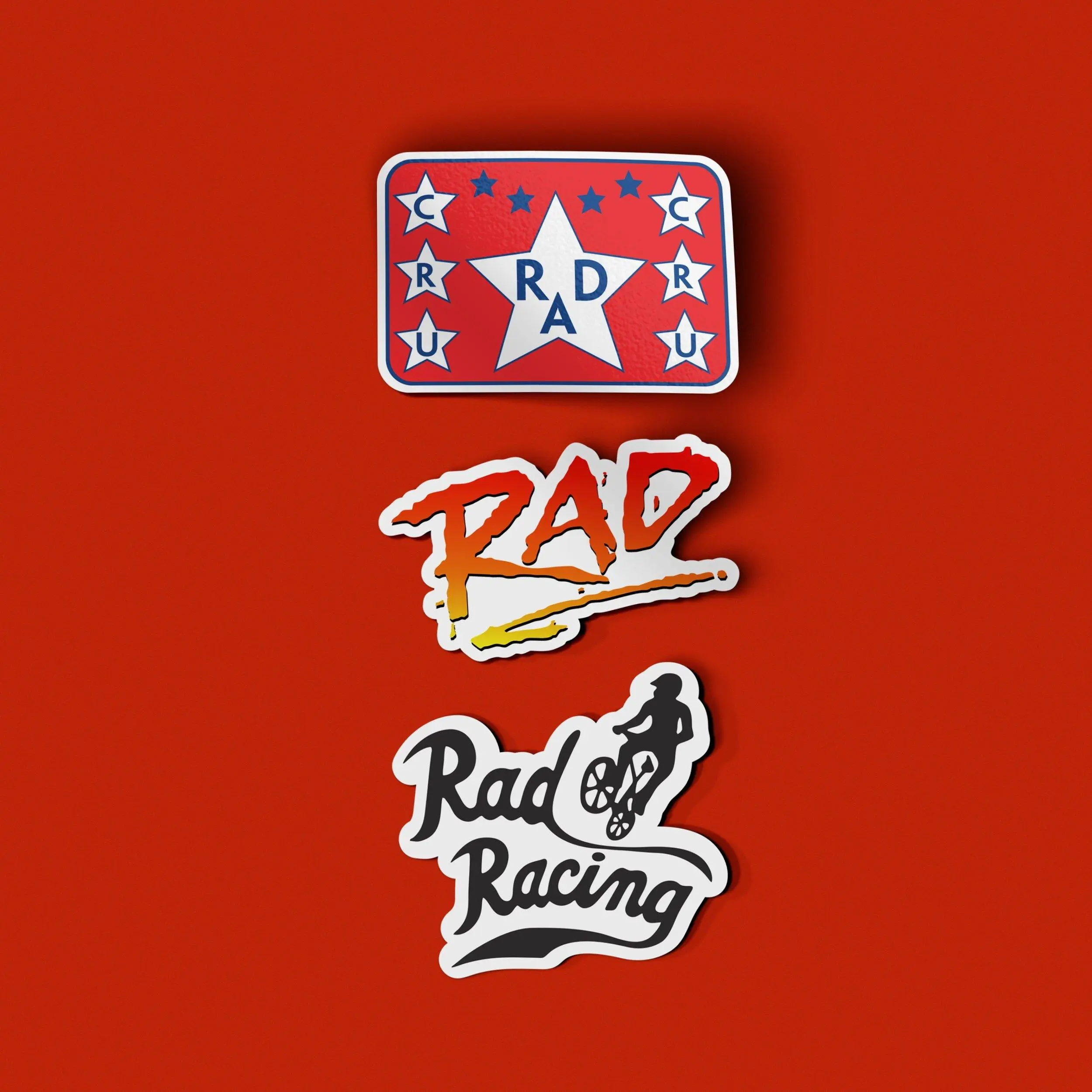 Rad BMX Movie Decals