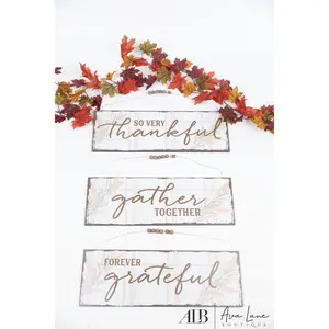 Fall Plaid Wall Hanging