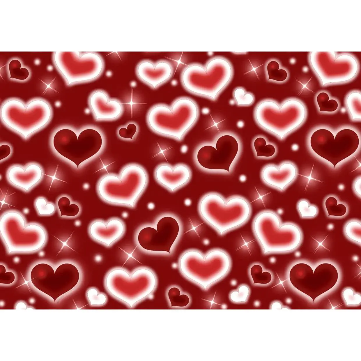 7x5ft Red Heart Backdrop 90s Backdrops for Photoshoot Valentines Decor Banner Birthday Props X-91