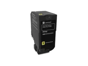 Lexmark - 74C1HY0 - Lexmark Unison Original Toner Cartridge - Laser - High Yield - 12000 Pages - Yellow - 1 Each