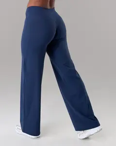 Aura Wide Leg Pant Long - Anchor