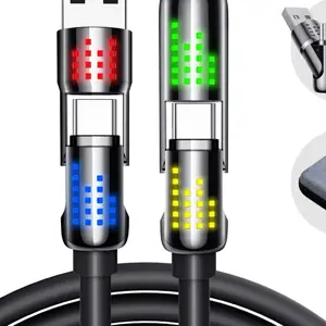 4 in 1 Phone Charger Portable and Rechargeable with All Connectors in One for Kids Easy Charging