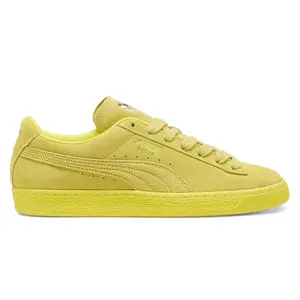 PUMA Mens Suede Love Marathon Lace Up Sneakers Shoes Casual - Yellow