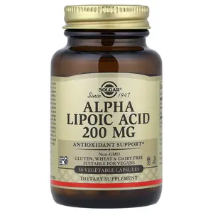 Solgar Alpha Lipoic Acid, 200 mg, 50 Vegetable Capsules