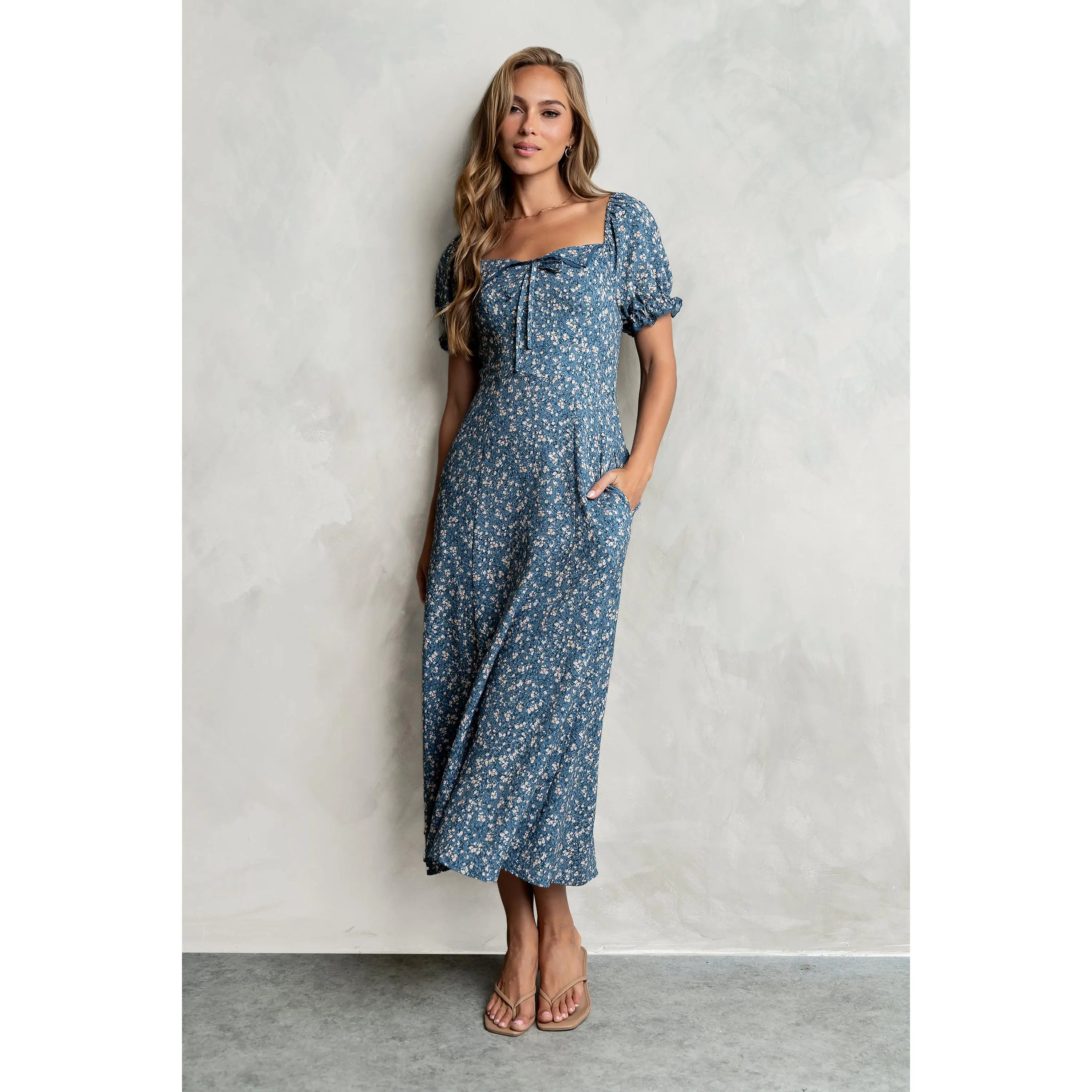 Carter Floral Midi Dress