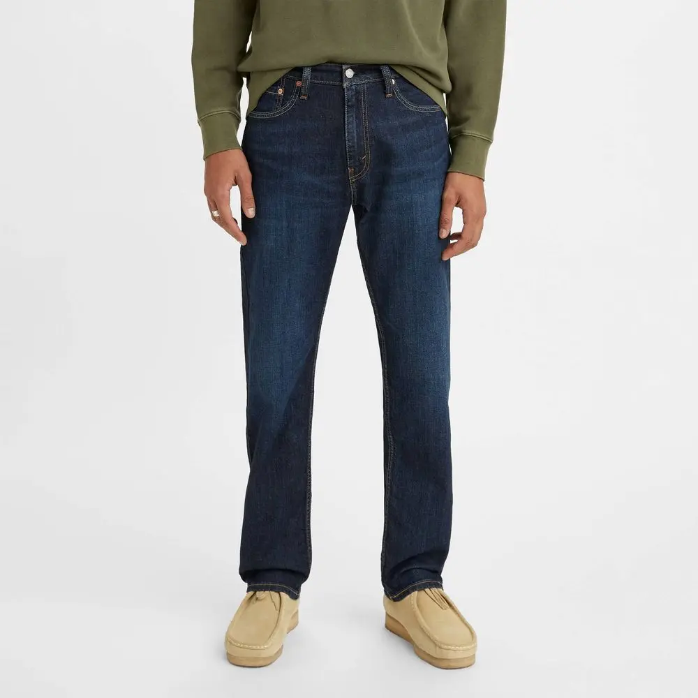 Levi's Men's 505 Regular Fit Straight Jeans - Dark Wash 30x30