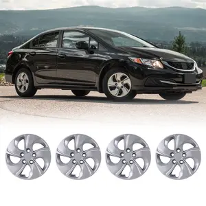 WOLFSTORM 4-Pack 15 Inch Wheel Rim Cover Hubcaps for 2013-2015 HONDA CIVIC SEDAN