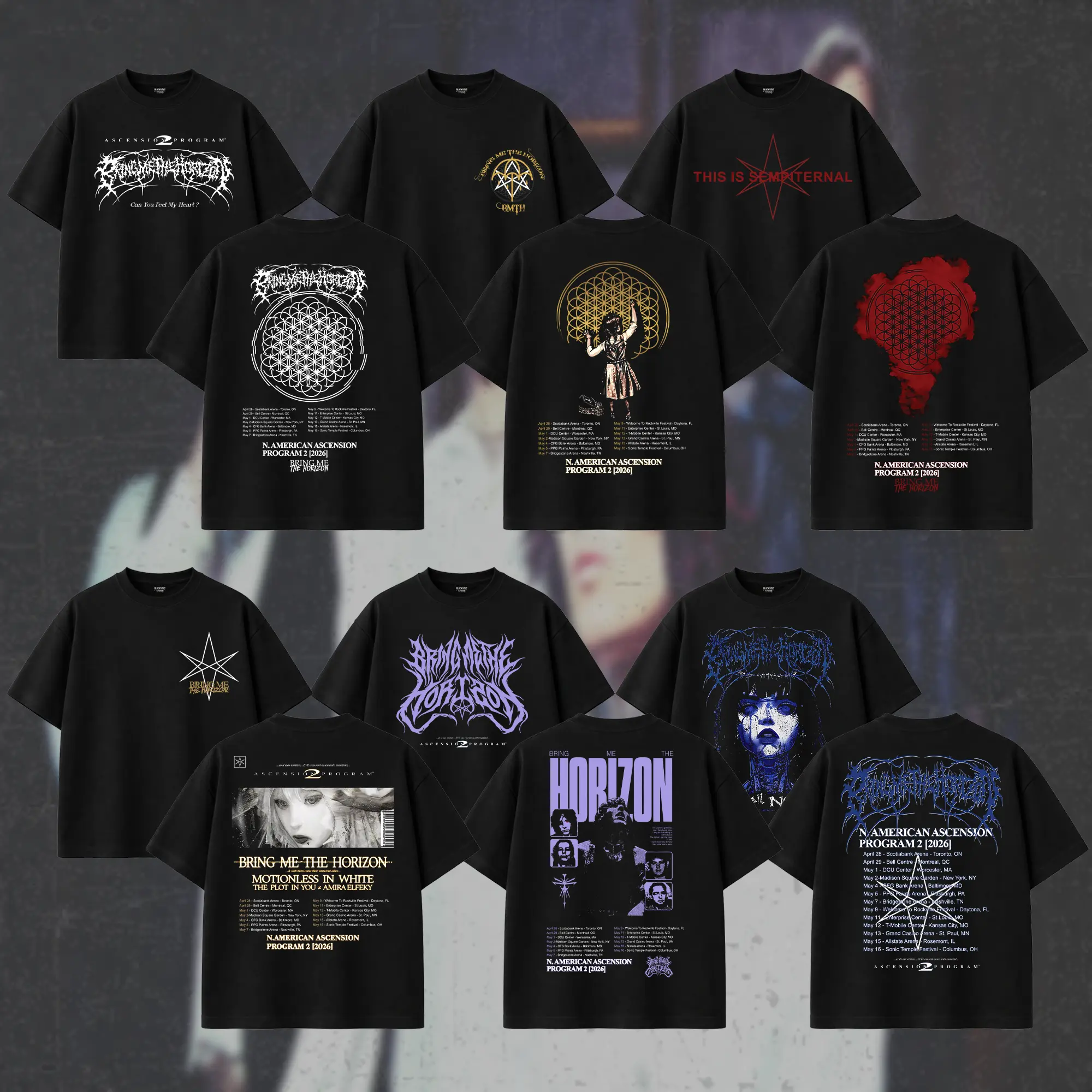 COLLECTION] Bring Me The Horizon North American Tour T-Shirt
