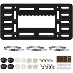 Front License Plate Bracket. no Drill Front License Plate Bracket .Front License Plate mounting kit. Universal Bumper Car Frame Mount Adapter with Stainless Steel Screw Cap
