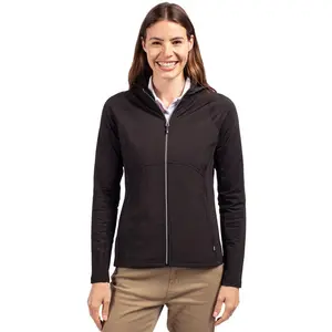 Cutter & Buck Adapt Eco Knit Hybrid Recycled Womens Full Zip Jacket