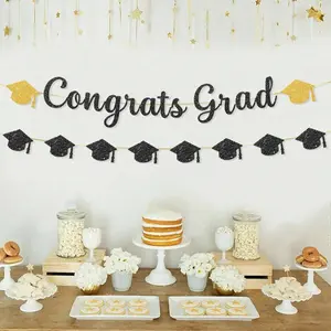 1Pcs 2026 Graduation Backdrop Banner, Congratulations Graduation Party Decorations, Ideal for Graduation Celebrations, Senior Year Supplies, Birthday & Room Decor