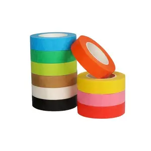 Yitap 10m Colorful Tape Roll, Glue Tape, Multi-Color Options, Creative DIY Crafts Art Handmade Essential, Strong Adhesive Easy Tear No Residue