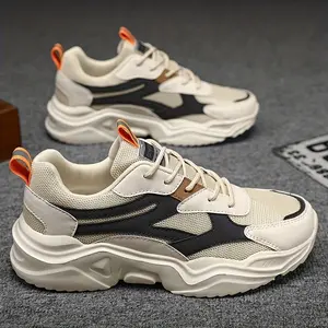 Men's Casual Sneakers - Lightweight Low-Top Shoes , PU/Synthetic Upper & EVA Cushioned Sole for Running, Walking, Streetwear - All-Season Comfort, Everyday Sneakers | Laceup Sneakers |Mens Fashion Sneakers Tennis Walking Shoes