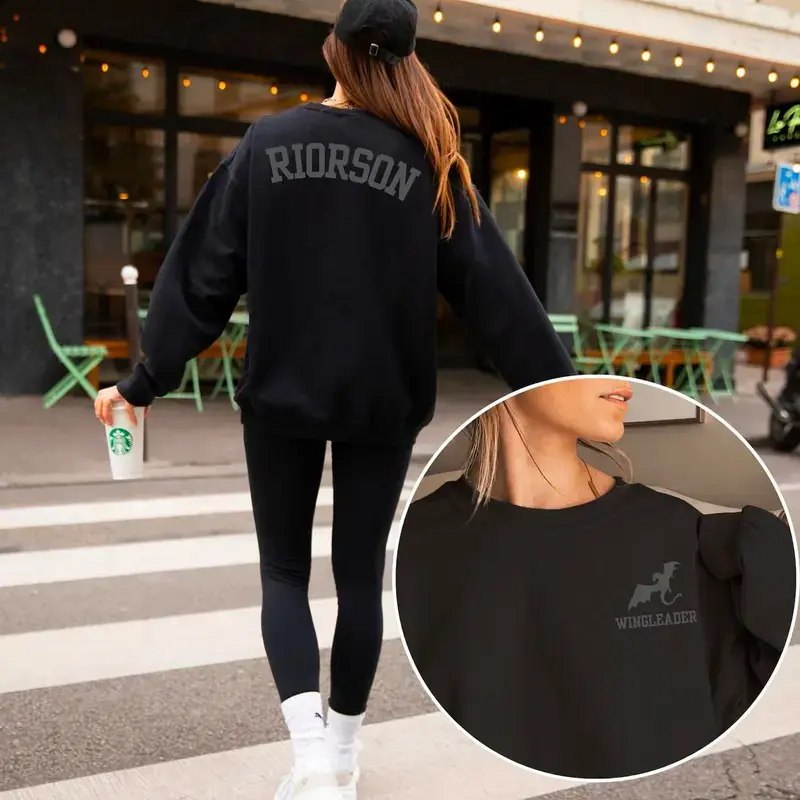 Xaden Riorson Wingleader Sweatshirt, Fourth Wing Shirt, Bookish Merch, Booktok Onyx Storm Reader Hoodie, Violence Shadow Daddy Onyx Storm Shirt