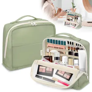 Large Capacity Organizer Bag - Multifunctional Stationery Pencil Pen Case,Knitting Crochet Yarn Organizer Bag,Makeup Cosmetics Bag, Art School Supplies