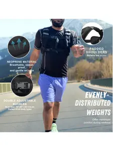 Weighted Vest - Men & Women - Turn Your Walk Into a Power Move - 16lbs Adjustable