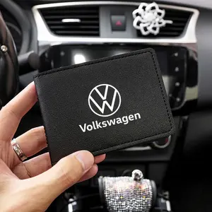 Car Driver License Bag Purse, Business Credit Card Holder, Clip-Ons for Volkswagen Vw Golf 6 7 8, Touareg, Passat, Polo, Jetta, Mk4, B6 Gti