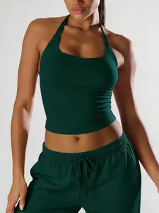 Bestselling Women's Padded Sports Bra Tank Top, Breathable Yoga Vest, Gym Workout Clothes, Summer Fitness Apparel, Sports Crop Top