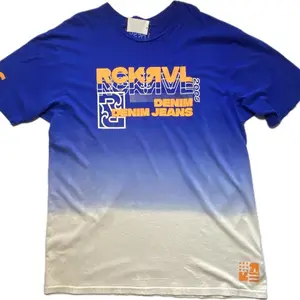 NEW- Size XXL Mens Rock Revival Short Sleeve T-Shirt Cotton Blue