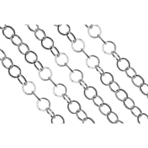 5mm Round Cable Chain - Made of 304L Stainless Steel - Sold by the foot - CH-117SS