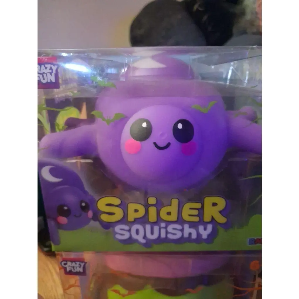 Crazy Fun Spider Squishy - Spooky Halloween Toy for Kids, Soft and Fun, Perfect for Halloween Parties and Gifts