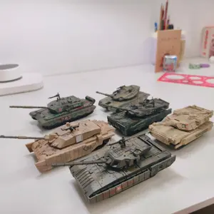 Military Tank Building Blocks, 1 Box DIY Military Tank Assembly Model Toy, Creative Blocks Building Toy for Kids Gift, Building Block Sets