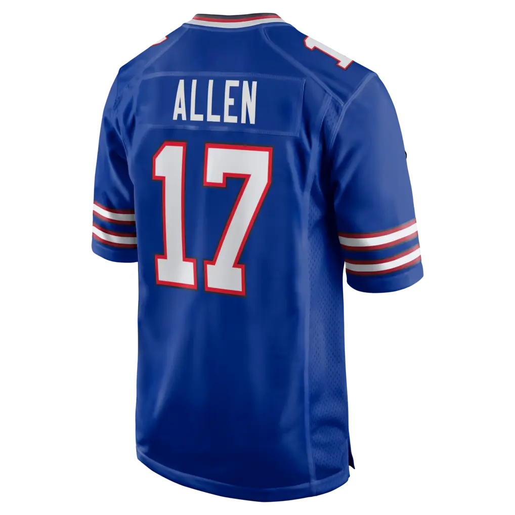 Unisex Buffalo Bills #17 Game-Used Style Football Jersey - Royal (Sports Collectible)