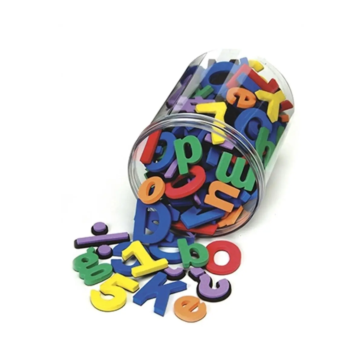 212 MAIN Durable Washable Set of Wonderfoam Magnetic Foam Letters, Preschool Alphabet Learning Tool, Small Animal Toy