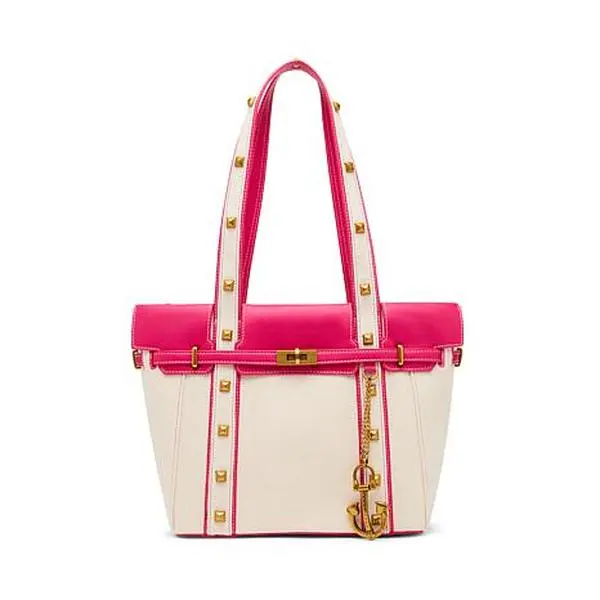 Betsey Johnson Shore Thing Canvas Boat Tote Bag
