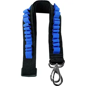 FRENSIT Bandolier Toy Gun Soft Bullets Shoulder Strap Adjustable Clip Charger Darts Ammo Storage Belt for Nerf Blasters