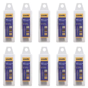 1/8" M35 Cobalt HSS Jobber Twist Drill Bit, Heavy Duty, 10 Packs (100 PCS), for Cast Iron, Steel, Stainless Steel & Hard Materials Tool Accessories