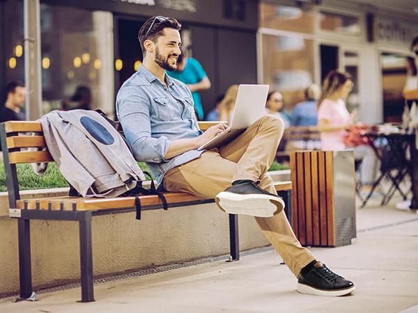 Bruno Marc Men's Fashion Sneakers - Black Leather with White Sole, Stylish Design, Comfortable Fit