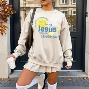 [Sale off up to 50%] Life Gave Me Lemons Jesus Lemonade Sweatshirt