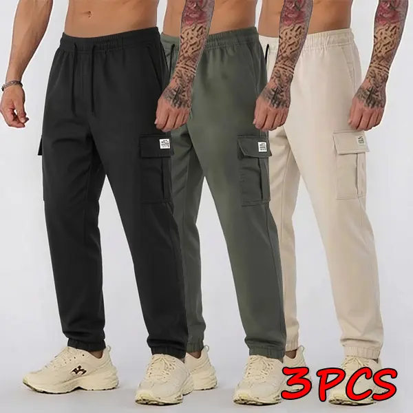 Black + Army Green + Khaki