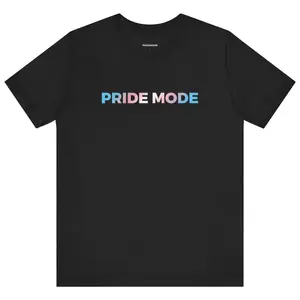 Transgender Pride Mode Ombre Logo Tee