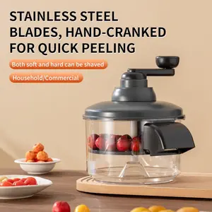 Handheld Peeler Machine, Practical Daily Use, Time-Saving Effortless Peel, Detachable Easy Storage, Safe Non-Impact Design, Kitchen Fruit Processing