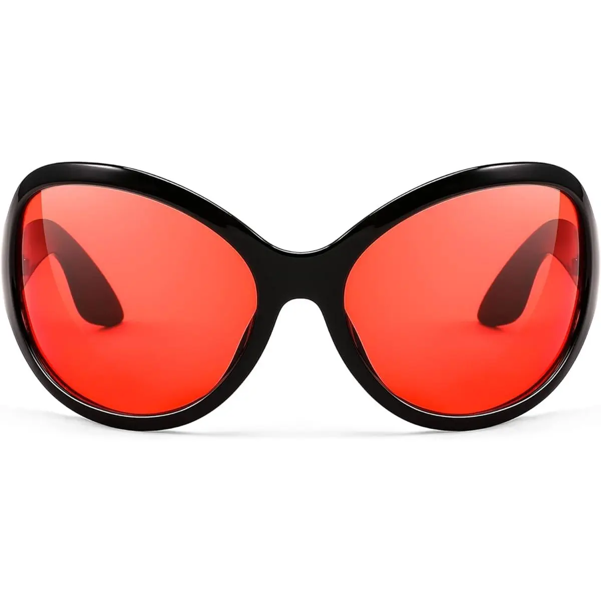 Black Frame Red Lens