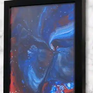 JA Paints 307 8x10in stretched canvas with frame abstract ready to hang Decor Painting Decoration Colorful Hanging Wall