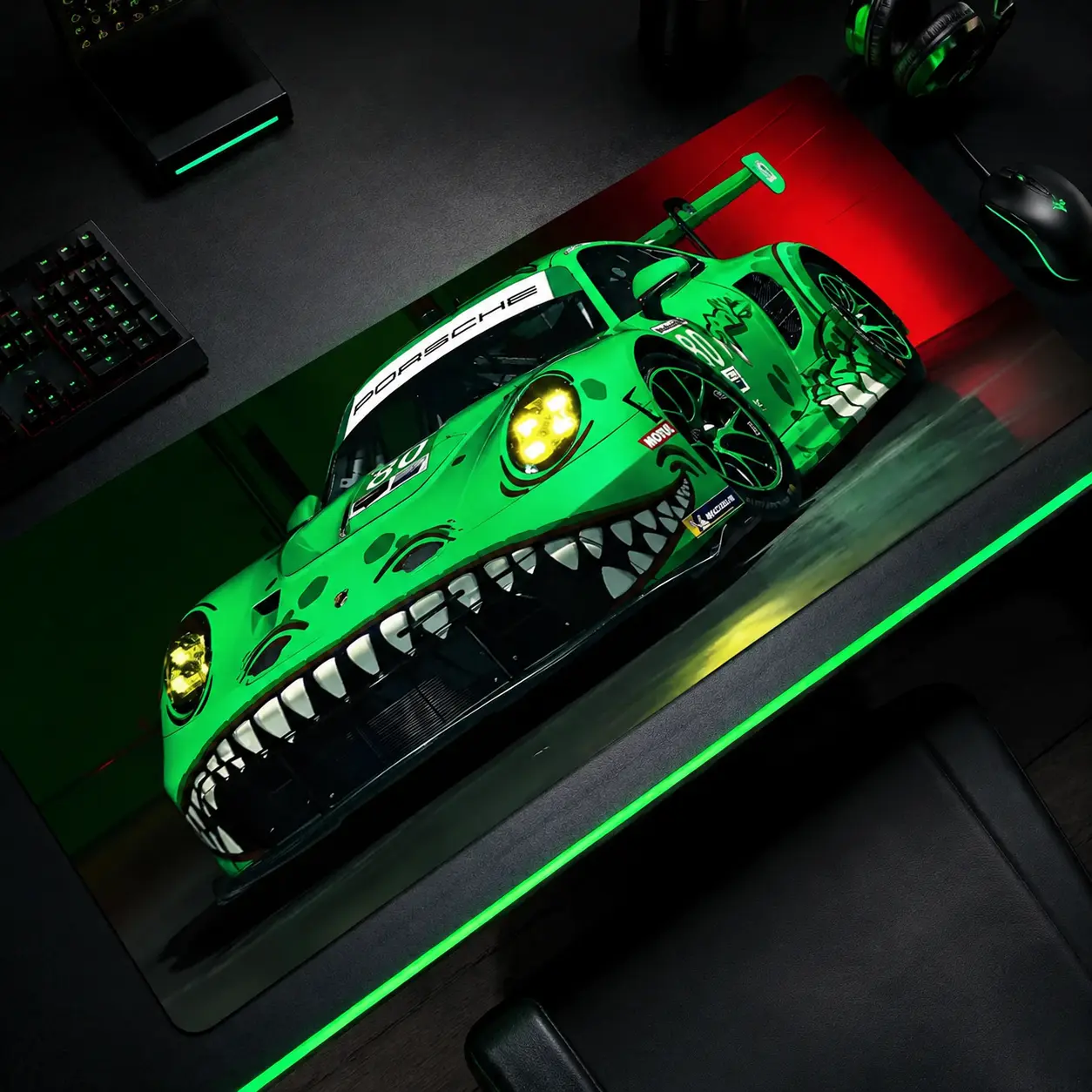 Car Pattern Mouse Pad, Large Gaming Mouse Pad, Non-Slip Rubber Base Mousepad, Office Home Laptop Computer Keyboard Mat, Computer Accessories For Desk, Desk Mats, Desk Accessories, Gaming Desk Accessory, Desk Matt