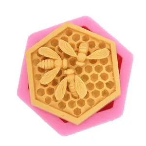 Bee Silicone Mold - Food Safe for Soap, Resin, Candle & Chocolate
